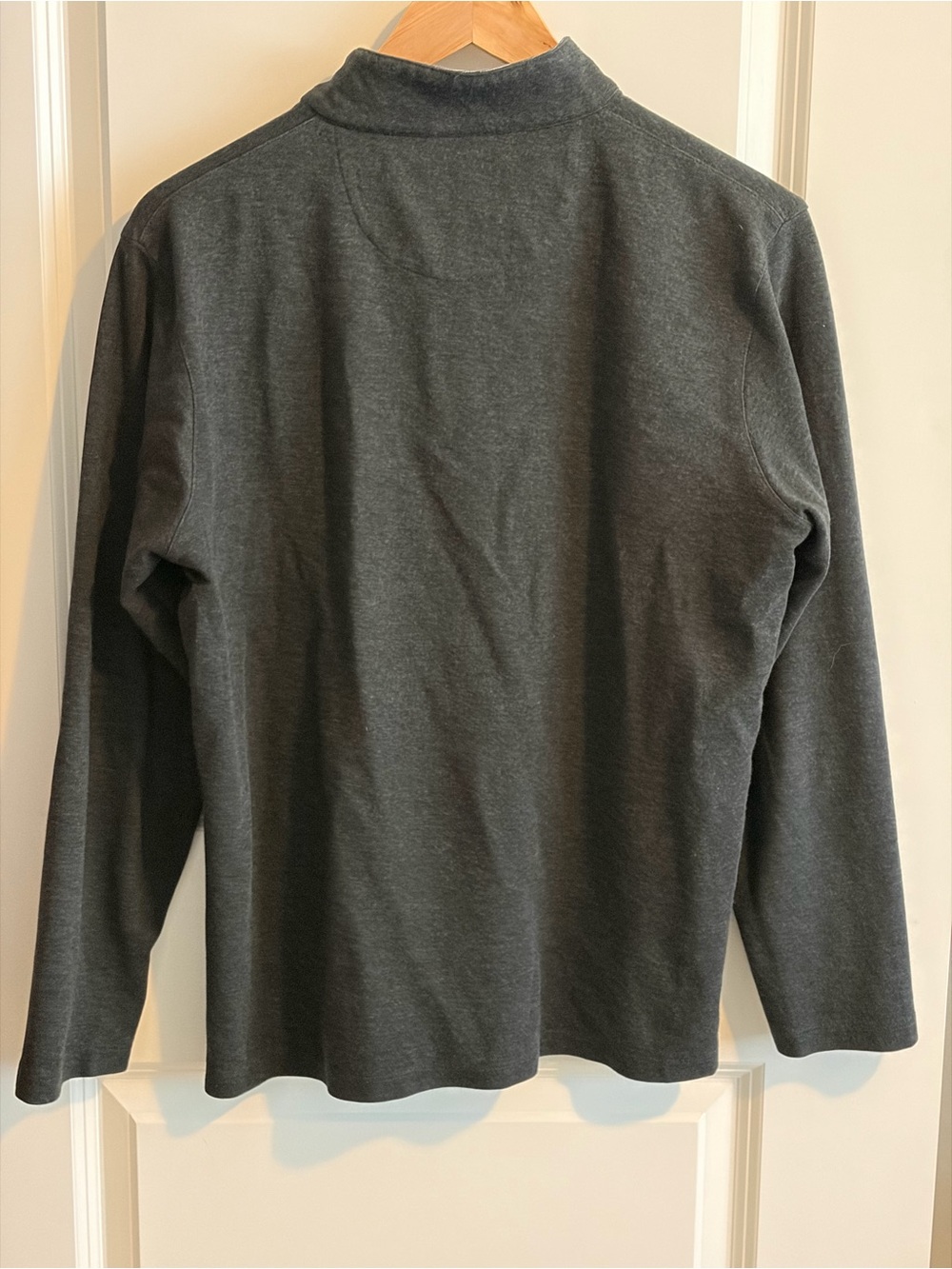 Mizzen+Main Quarter Zip-Pullovers — Charcoal & Navy - Picture 10 of 10